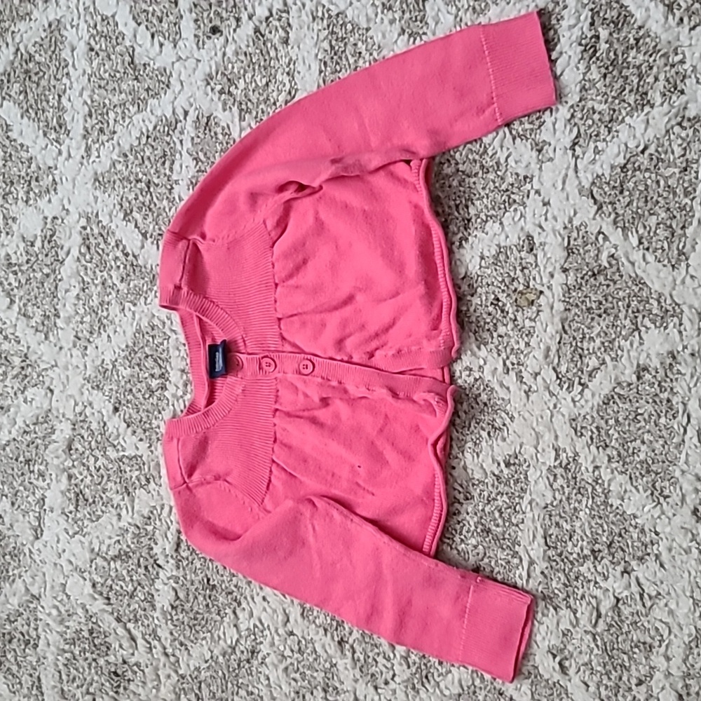 10 for $25 - baby GAP Girls 12-18m Pink Knit Shrug/ Cardigan